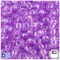 BeadTin Light Amethyst Transparent 9mm Barrel Plastic Pony Beads (500pcs)